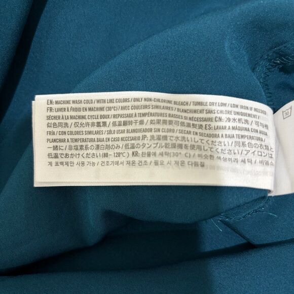 Abercrombie & Fitch Babydoll Mini Dress sz XS Blue Red Whimsigoth Y2K Romantic - Picture 11 of 13